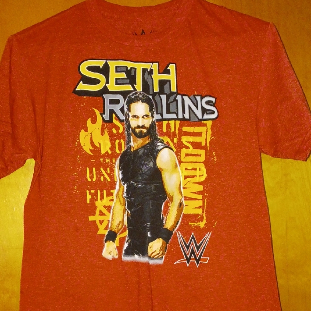WWE Seth Rollins Red Graphic Tee